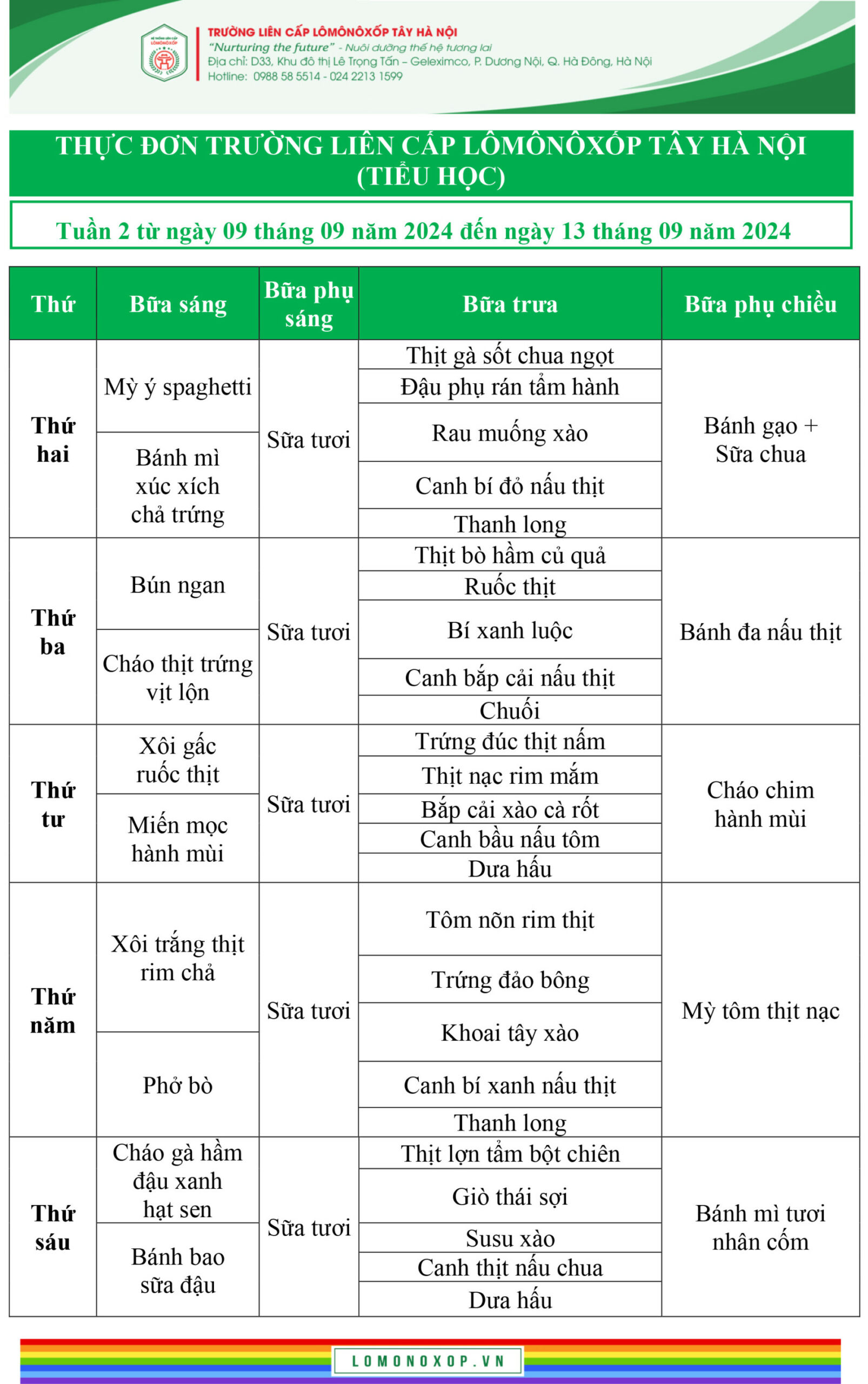 File Thực đơn Tuan 2.t9.24 Lc