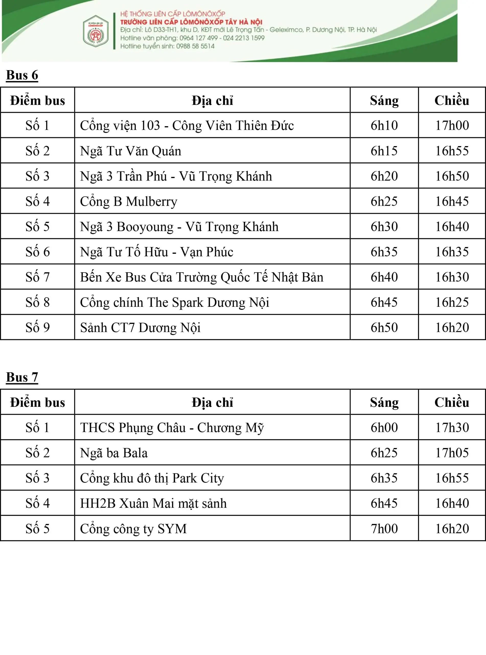 LỘ TrÌnh Xe TuyẾn 26 27 3