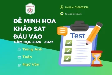 ĐỀ THI MINH HỌA KHẢO SÁT ĐẦU VÀO NĂM HỌC 2026 – 2027
