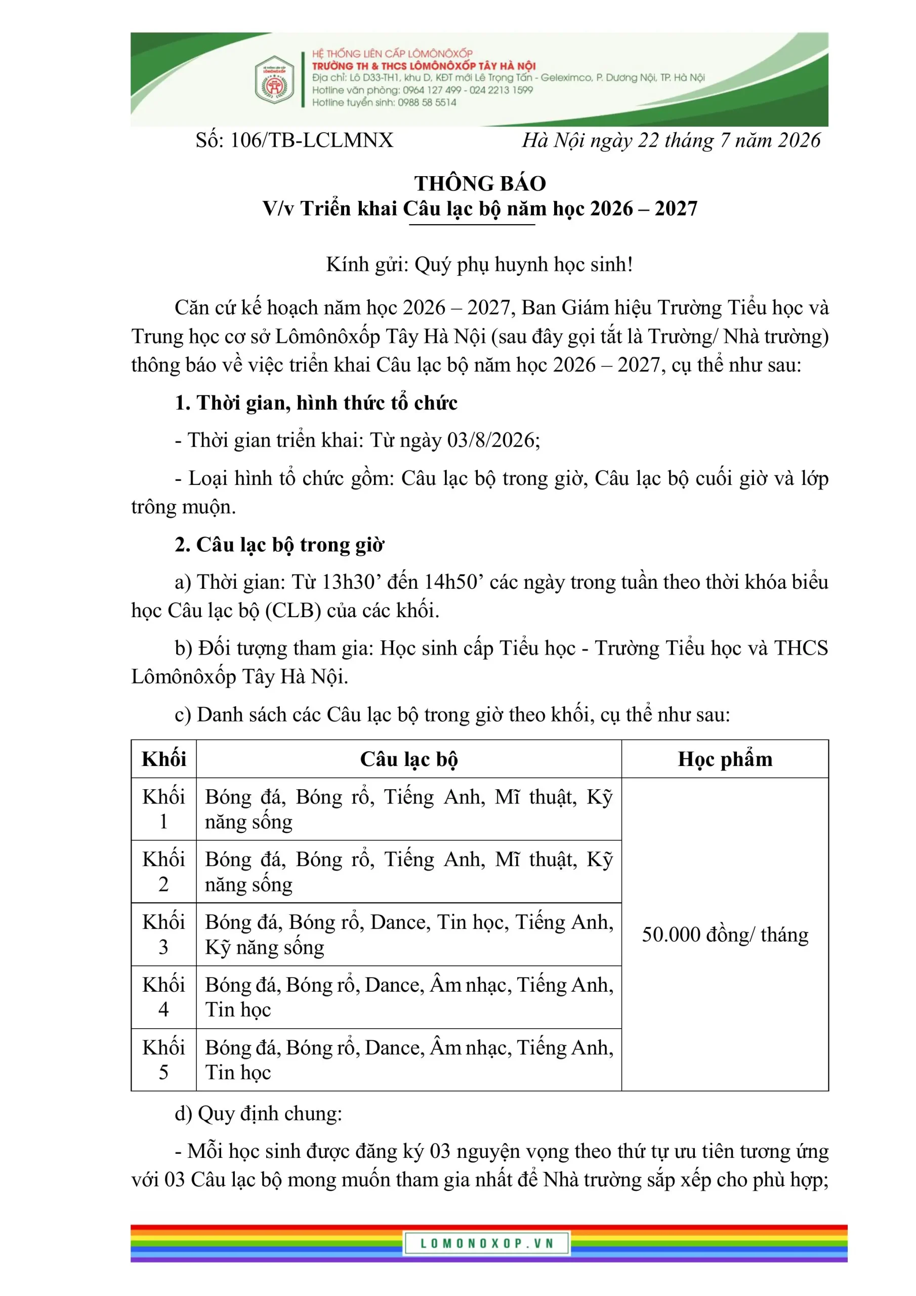 106 22072026 Lc Tb Trien Khai Clb 2026 2027 Hình ảnh 0