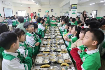 THỰC ĐƠN TUẦN TRƯỜNG TIỂU HỌC LÔMÔNÔXỐP