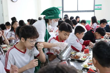 THỰC ĐƠN TUẦN TRƯỜNG TIỂU HỌC & THCS LÔMÔNÔXỐP TÂY HÀ NỘI